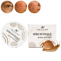 SÉRUM 100 % NATUREL À LA BAVE D’ESCARGOT – COLLAGÈNE & ÉLASTINE
