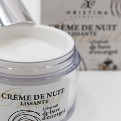 Crema de noche 100% natural con babe de caracol