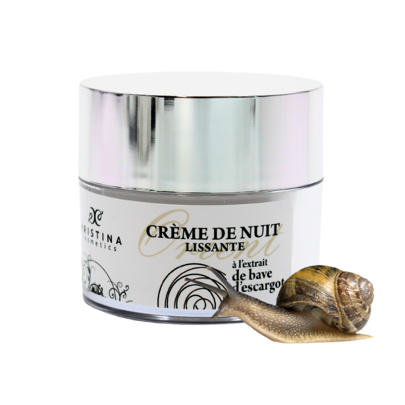 CRÈME DE NUIT 100 % NATURELLE À LA BAVE D’ESCARGOT