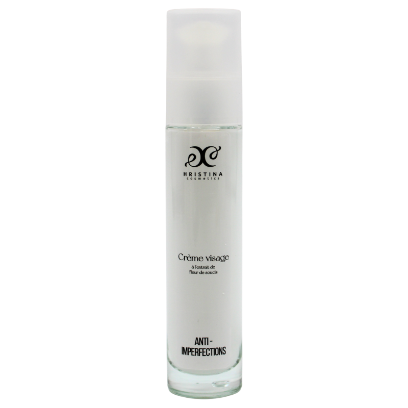 Crema per il viso con imperfezioni - 100% naturale