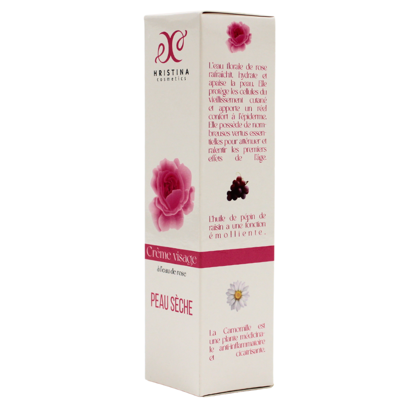 Moisturizing Face Cream - Dry & Sensitive Skins - 100% Natural 50ml