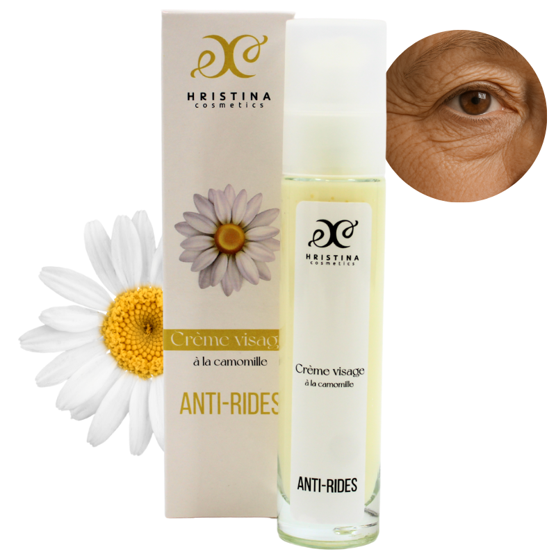 CRÈME VISAGE ANTI-RIDES– 100 % NATURELLE 50 ML