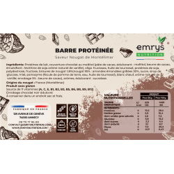 Gluten Free Protein Bars - Nougat Flavor of Montélimar