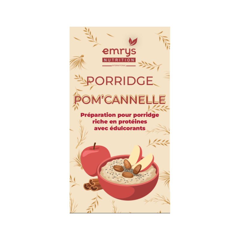 PORRIDGE POM'CANNELLE (BOX DE 5 SACHETS)