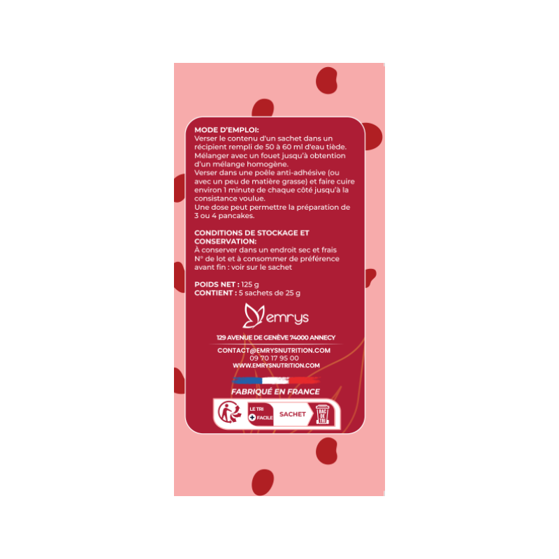 ENERGY PANCAKES  (BOX DE 5 SACHETS)