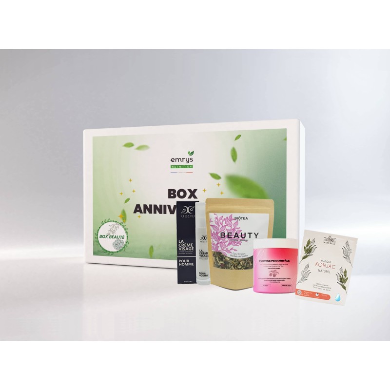 BOX CELEBRATION ANNIVERSAIRE BEAUTÉ HOMME