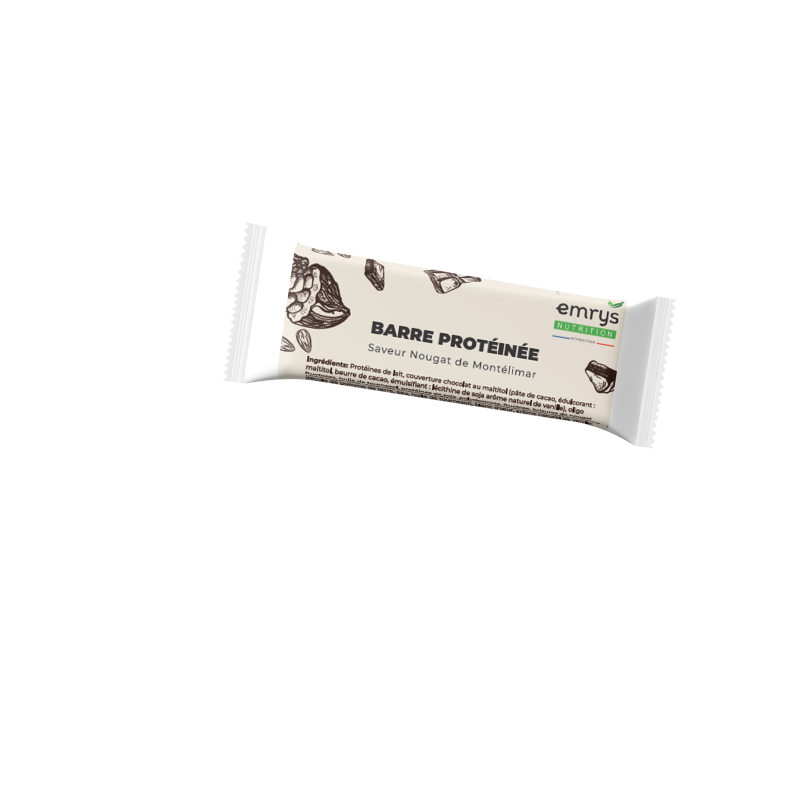 BARRES PROTÉINÉES SANS GLUTEN - SAVEUR NOUGAT DE MONTÉLIMAR